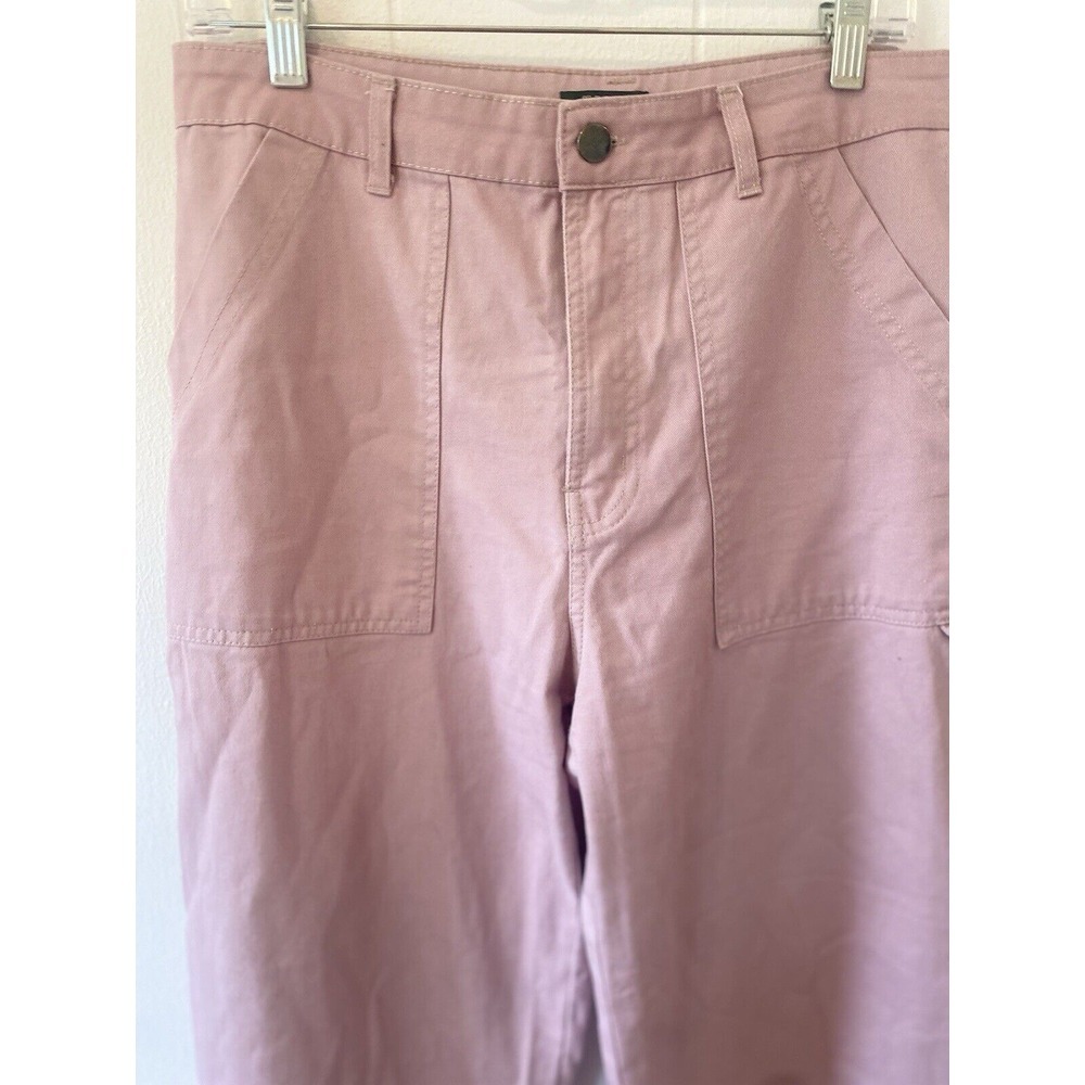 Women's High-Rise Straight Leg Cargo Pants Size 12- Wild Fable In mauve y2k styl - Picture 4 of 6